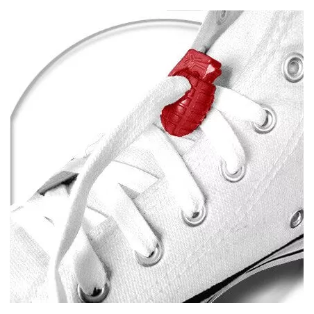 Stoppeurs bloqueurs grenades rouges pour vos lacets,…