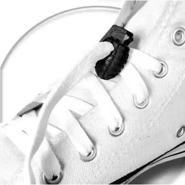 Stoppeurs bloqueurs grenades noirs pour vos lacets, capuches, sacs...