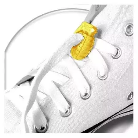 Stoppeurs bloqueurs grenades jaunes pour lacets, capuche, sacs... Stoppeurs bloqueurs grenades jaunes pour lacets, capuche, sacs...