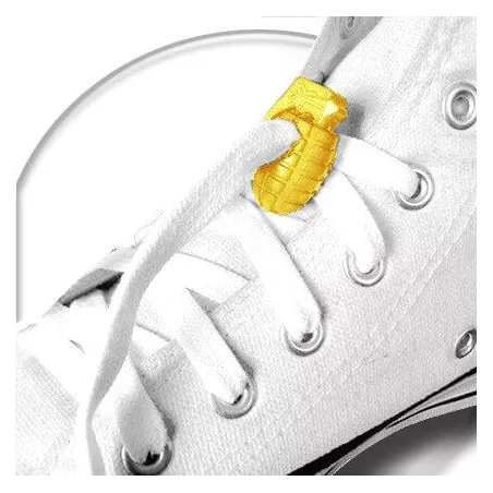 Stoppeurs bloqueurs grenades jaunes pour lacets, capuche,…