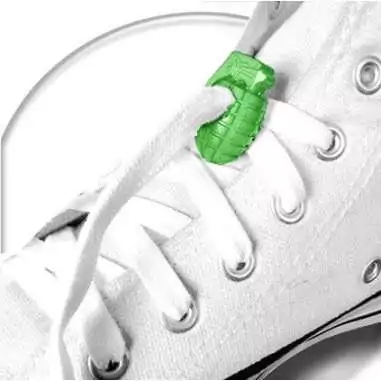 Stoppeurs bloqueurs grenades vertes pour lacets, capuches, sacs...