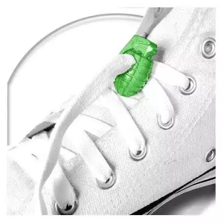 Stoppeurs bloqueurs grenades vertes pour lacets, capuches, sacs... Stoppeurs bloqueurs grenades vertes pour lacets, capuches, sacs...