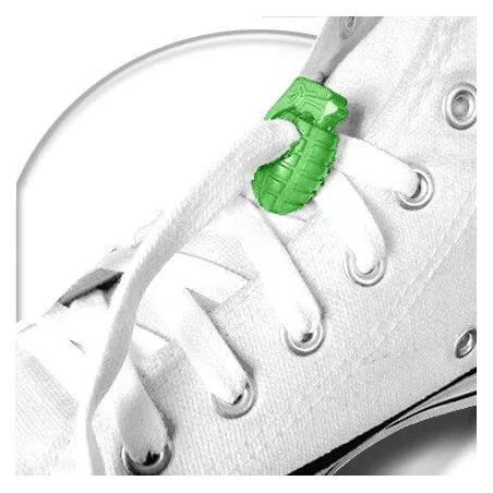 Stoppeurs bloqueurs grenades vertes pour lacets, capuches,…