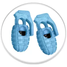 Stoppeurs bloqueurs grenades bleus pour vos lacets,…