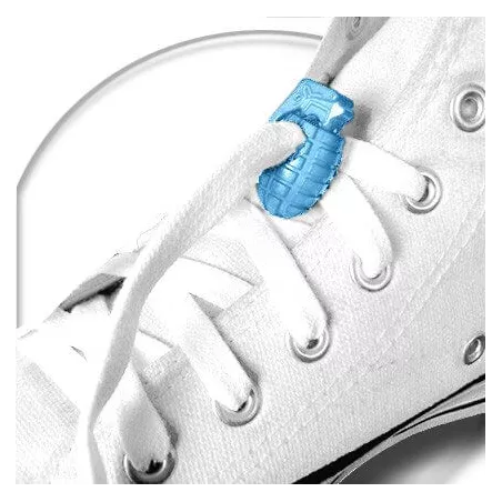 Stoppeurs bloqueurs grenades bleus pour vos lacets,…