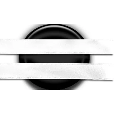 Lacets en satin blanc pour vos chaussures