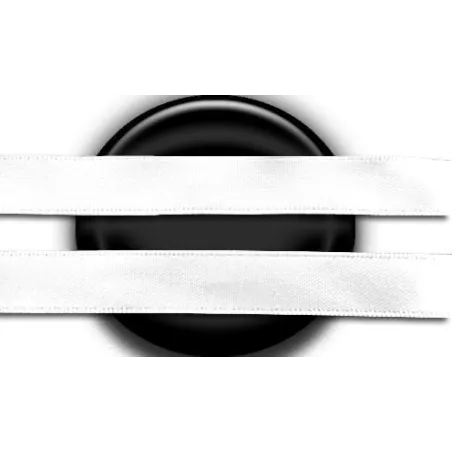 Lacets en satin blanc pour vos chaussures