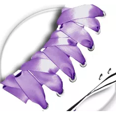 Lacets de chaussures satin lavande vente en ligne boutique…