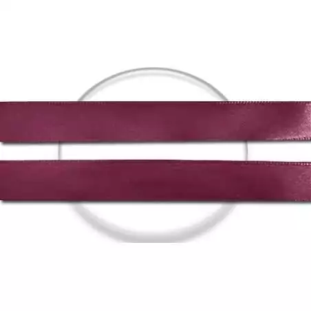 Lacets en satin bordeaux pour vos chaussures