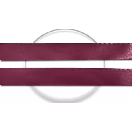 Lacets en satin bordeaux pour vos chaussures
