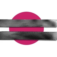 Lacets en satin gris ardoise pour vos chaussures 2