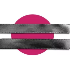 Lacets en satin gris ardoise pour vos chaussures 2