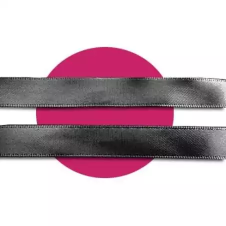 Lacets en satin gris ardoise pour vos chaussures