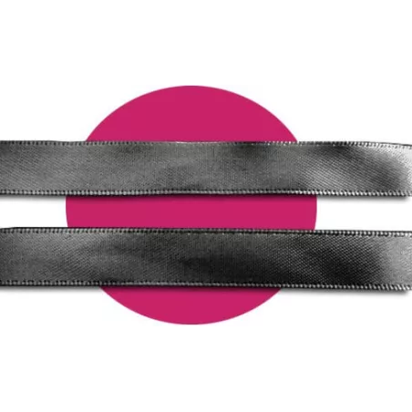 Lacets en satin gris ardoise pour vos chaussures