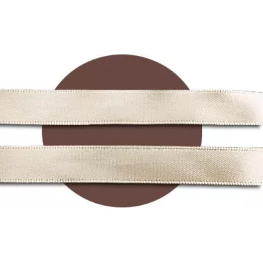 Lacets en satin beige lin pour vos chaussures