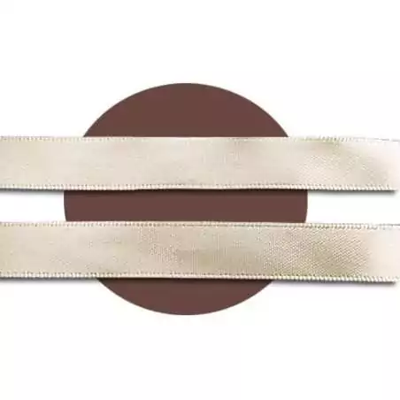 Lacets en satin beige lin pour vos chaussures