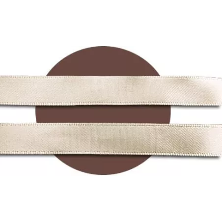 Lacets en satin beige lin pour vos chaussures