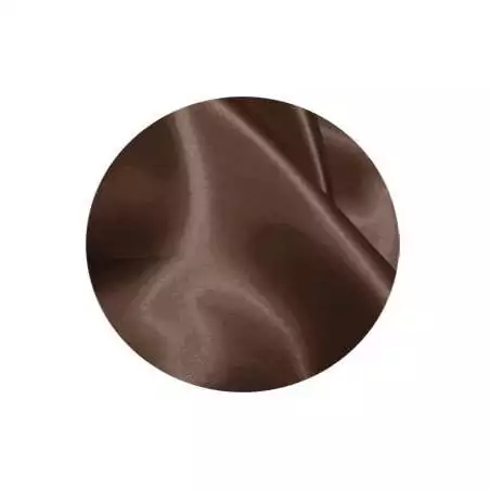 Lacetse en satin marron café pour vos chaussures