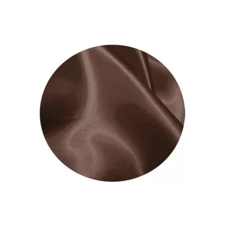 Lacetse en satin marron café pour vos chaussures