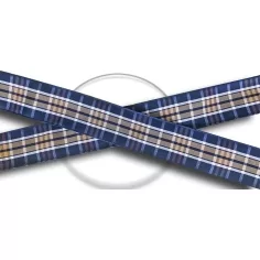 Lacets écossais bleus & mokas pour vos chaussures 2