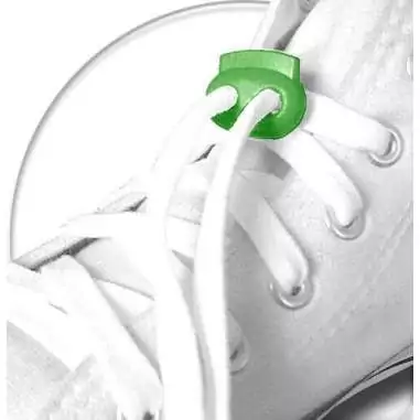 Stoppeurs plats verts pour vos lacets, capuches, sac..