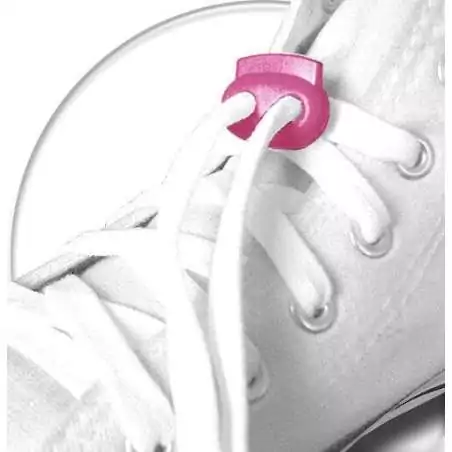 Bloqueurs plats roses fuchsia pour vos lacets, capuches, sac
