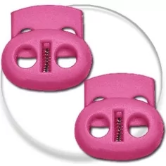 Bloqueurs plats roses fuchsia pour vos lacets, capuches, sac