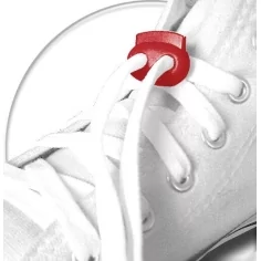 Stoppeurs plats rouges pour vos lacets, capuches, sac... 2