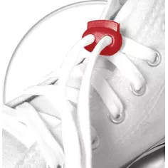 Stoppeurs plats rouges pour vos lacets, capuches, sac... 2