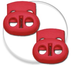1 paire x bloqueurs-stoppeurs rouge