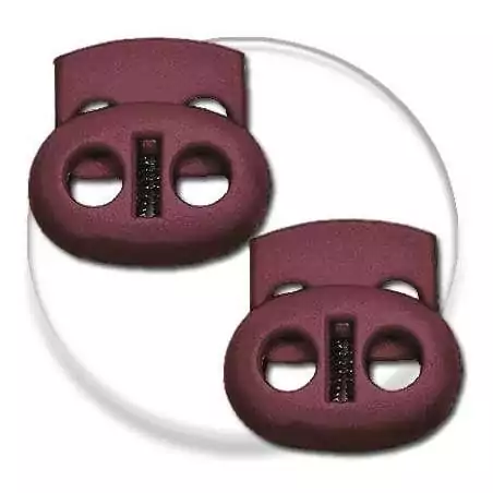 Stoppeurs plats marron pour vos lacets, capuches, sac... Stoppeurs plats marron pour vos lacets, capuches, sac...