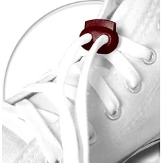 Stoppeurs plats marron pour vos lacets, capuches, sac... 2