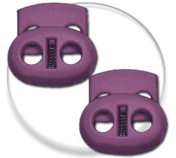 Bloqueurs-stoppeurs de lacets violets