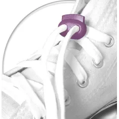 Stoppeurs plats violets pour vos lacets, capuches, sac... 2