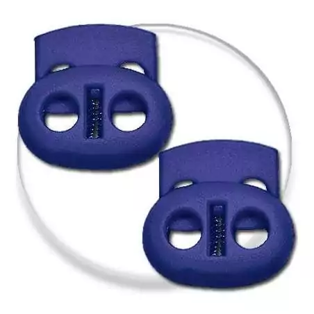 Stoppeurs plats bleu marine pour vos lacets, capuches, sacs... Stoppeurs plats bleu marine pour vos lacets, capuches, sacs...