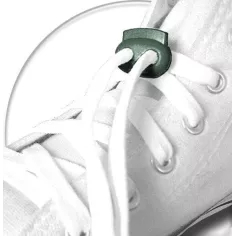 Stoppeurs plats vert kaki pour vos lacets, capuches, sacs... 2