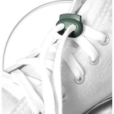 Stoppeurs plats vert kaki pour vos lacets, capuches, sacs...