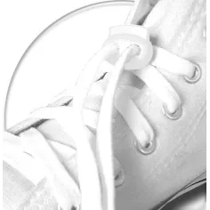 Stoppeurs plats blancs pour vos lacets, capuches, ... 2