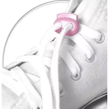 Bloqueurs plats roses pour vos lacets, capuches, sacs...