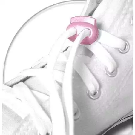 Bloqueurs plats roses pour vos lacets, capuches, sacs...