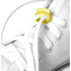 Stoppeurs plats jaunes pour vos lacets, capuches, sac... 2