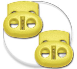 1 paire x bloqueurs-stoppeurs jaune