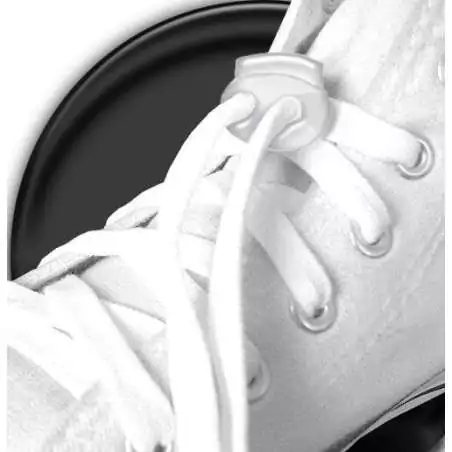 Stoppeurs plats transparents pour lacets, capuches, sac... Stoppeurs plats transparents pour lacets, capuches, sac...