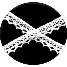 Lacets en crochet blanc pour vos chaussures 2