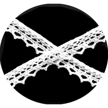 Lacets en crochet&nbsp;blanc pour vos chaussures