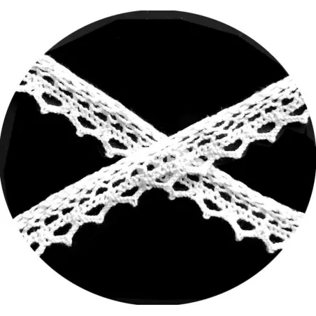 Lacets en crochet&nbsp;blanc pour vos chaussures