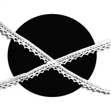 Lacets en crochet blanc pour vos chaussures