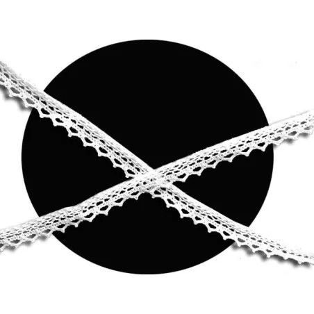 Lacets en crochet&nbsp;blanc pour vos chaussures