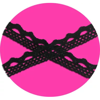 Lacets en crochet noir pour vos chaussures