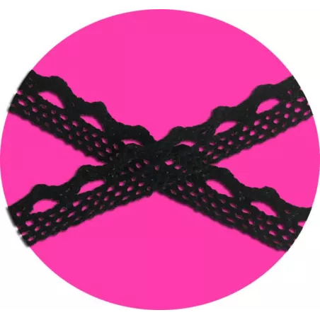 Lacets en crochet noir pour vos chaussures